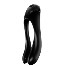 Satisfyer - Vibrateur  Doigts Candy Cane Noir